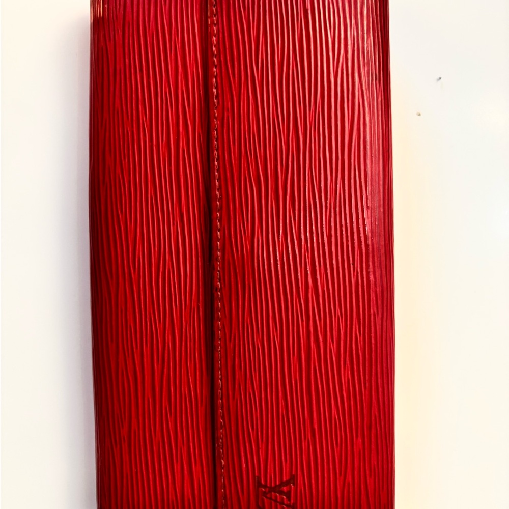 Louis Vuitton Red Epi Leather Wallet